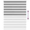 vidaXL Zebra Blind 120 x 175 cm Grey