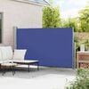vidaXL Patio Retractable Side Awning 170x300 cm Blue