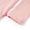 Kids' T-shirt with Long Sleeves Light Pink 104