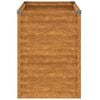 vidaXL Garden Raised Bed 100x50x69 cm Corten Steel