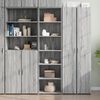 vidaXL Highboard Grey Sonoma 50x41x185 cm Engineered Wood