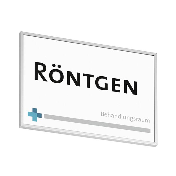 MOEDEL Door Sign Madrid A6 Silver