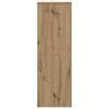 vidaXL Plant Stand Artisan Oak 33x33x100 cm Engineered Wood