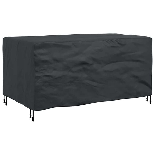 vidaXL Furniture Cover Plain Black 150 x 90 x 75 cm 600D