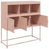 vidaXL Sideboard Pink 100.5x39x107 cm Steel
