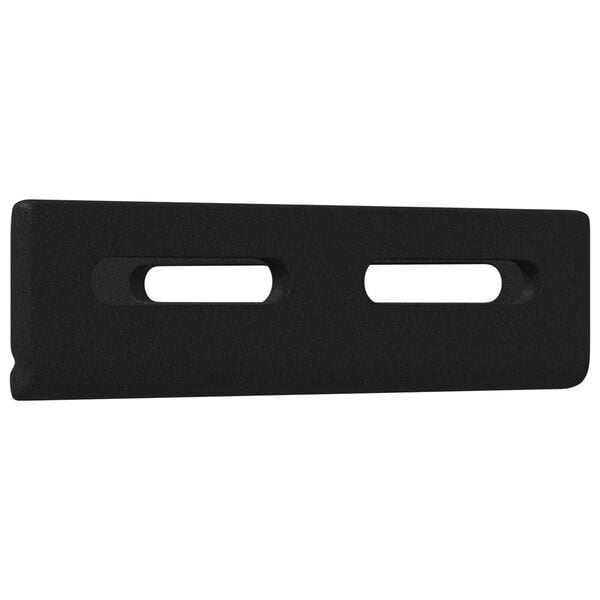 vidaXL Corner Bracket 12 pcs Black 138.5 x 50.5 x 16 mm Iron