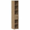 vidaXL Bookcase Artisan Oak 30 x 42.4 x 185.2 cm