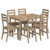 vidaXL 7 Piece Dining Set Solid Wood Acacia