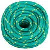 vidaXL Boat Rope Green 20 mm 100 m Polypropylene