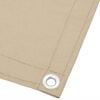 vidaXL Balcony Screen Beige 120x800 cm 100% Polyester Oxford