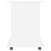 vidaXL Rolling Cabinet White 60x45x60 cm Engineered Wood