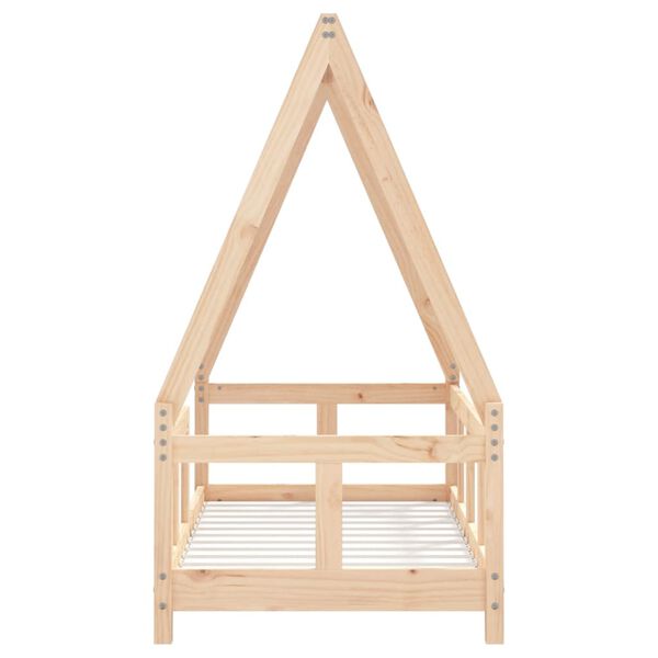 vidaXL Kids Bed Frame 70x140 cm Solid Wood Pine