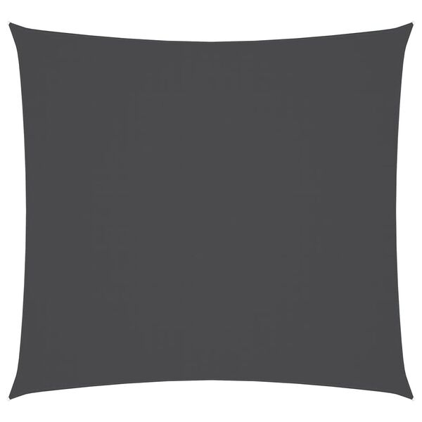 vidaXL Sunshade Sail Oxford Fabric Square 4x4 m Anthracite