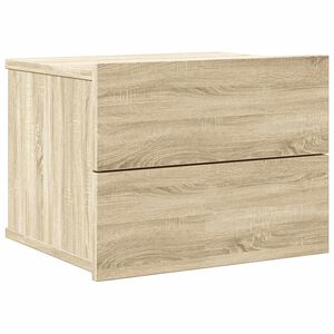 vidaXL Bedside Cabinet Sonoma Oak 40x30x30 cm Engineered Wood