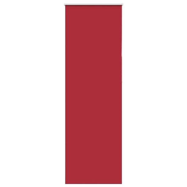 vidaXL Roller Blind Blackout Red 85x230 cm Fabric Width 80.7 cm Polyester