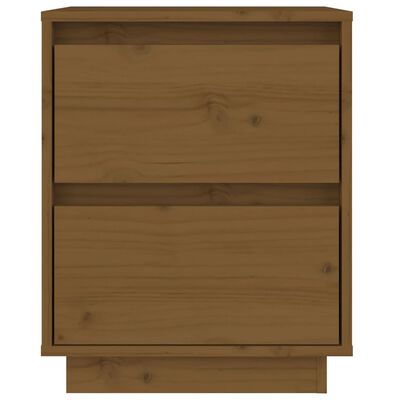vidaXL Bedside Cabinets 2 pcs Honey Brown 40x35x50 cm Solid Wood Pine