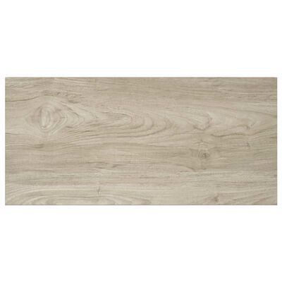 Horizontal wood grain close-up of a wooden board