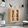 vidaXL Wall Mounted Cabinet Sonoma Oak 69.5x34x90 cm