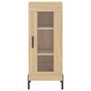 vidaXL Highboard Sonoma Oak 34.5x34x180 cm Engineered Wood
