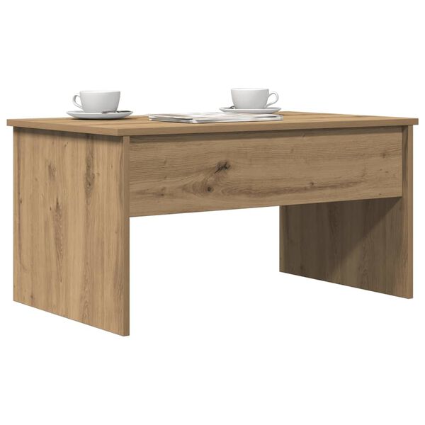 vidaXL Coffee Table Artisan Oak 80x50.5x41.5 cm Engineered Wood