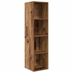 vidaXL TV Cabinet Set Old Wood 37 x 37 x 142.5 cm Engineered Wood
