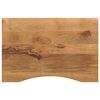 vidaXL Desk Top with Curve 80x50x2,5 cm Solid Wood Rough Mango