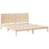 vidaXL Extra Long Bed Frame without Mattress 200x210 cm Solid Wood