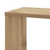 vidaXL Wall Corner Shelf Artisian Oak 45x45x147 cm Engineered Wood