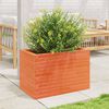 vidaXL Garden Planter Wax Brown 70x40x45.5 cm Solid Wood Pine