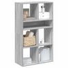 vidaXL Book Cabinet Grey Sonoma 66x31x112 cm Engineered Wood