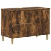 vidaXL Bathroom Sink Cabinet DELFT Smoked Oak 82 x 41x 59 cm