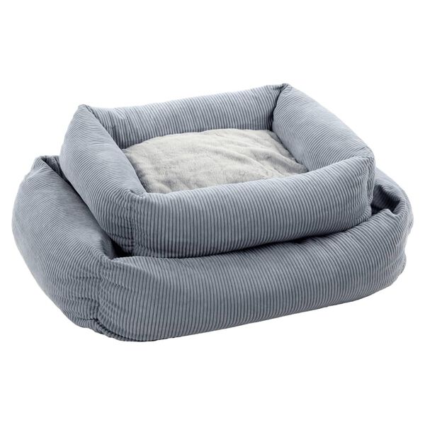 FLAMINGO Dog Bed with Zipper Colette Rectangular 50 cm Blue