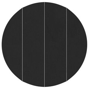 vidaXL Pool Ground Sheet Folding Black &Oslash; 458 cm Non-woven Fabric