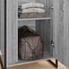 vidaXL Warderobe 2 pcs Grey Sonoma 50 x 50 x 200 cm Engineered Wood