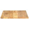 vidaXL Table Top 110x80x3.8 cm Rectangular Solid Wood Mango