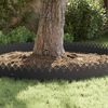 vidaXL Lawn Edgings 10 pcs Black 103 x 0.05 x 22 cm Steel