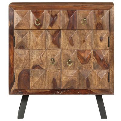vidaXL Side Cabinet 70x35x75 cm Solid Sheesham Wood