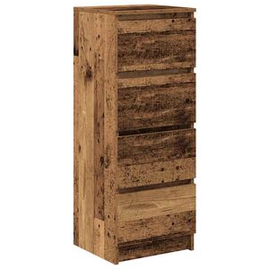 vidaXL Sideboard Old Wood 37.5x35x99 cm Engineered Wood