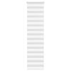 vidaXL Zebra Blind White 55x230 cm Fabric Width 50.9 cm Polyester