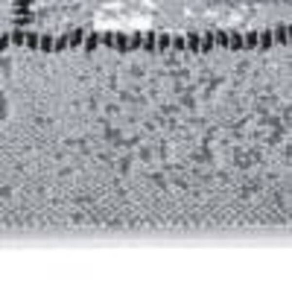 vidaXL Runner Rug BCF Grey with Block Pattern 60x500 cm