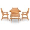 vidaXL 5 Piece Garden Dining Set Solid Acacia Wood