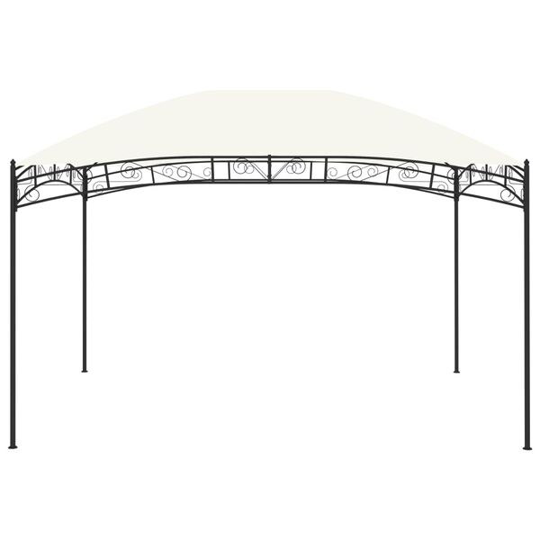 vidaXL Garden Gazebo 4x3 m Cream 180 g/m²