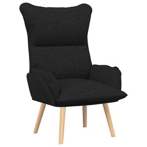 vidaXL Relaxing Chair Black 69 x 74 x 93 cm Fabric