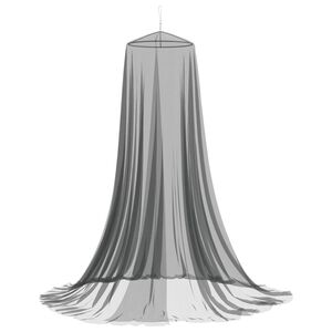 vidaXL Mosquito Net for Bed 3 pcs 156 mesh Black ⌀56 x 220 cm