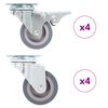 vidaXL 8 pcs Swivel Casters 50 mm