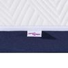vidaXL Mattress White and Blue 200 x 200 cm Gel Memory Foam