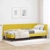 vidaXL Corner Bed Frame with Headboard Yellow 90 x 200 cm Velvet