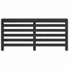 vidaXL Radiator Cover Black Oak 175 x 20 x 82 cm