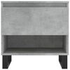 vidaXL Coffee Table Concrete Grey 50x46x50 cm Engineered Wood