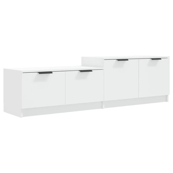 vidaXL TV Cabinet White 158.5x36x45 cm Engineered Wood
